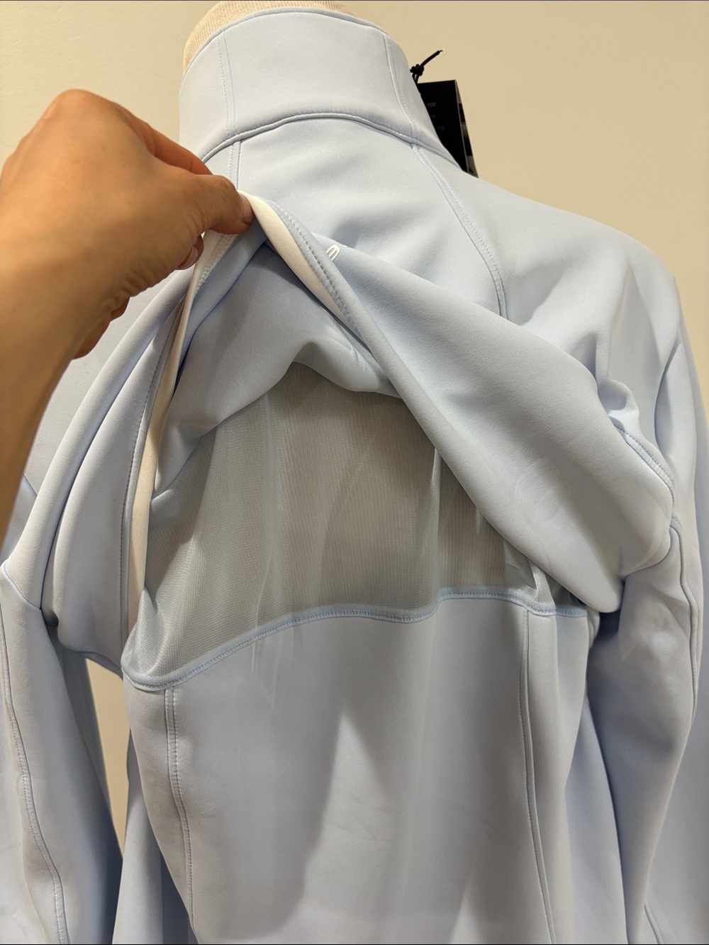 Doonbeg Light Blue Women's 1/4 Zip Pullover - Picture 6 of 14